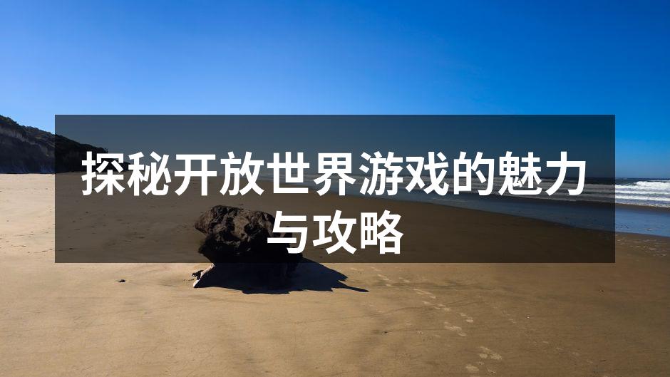 开放世界的探索之旅